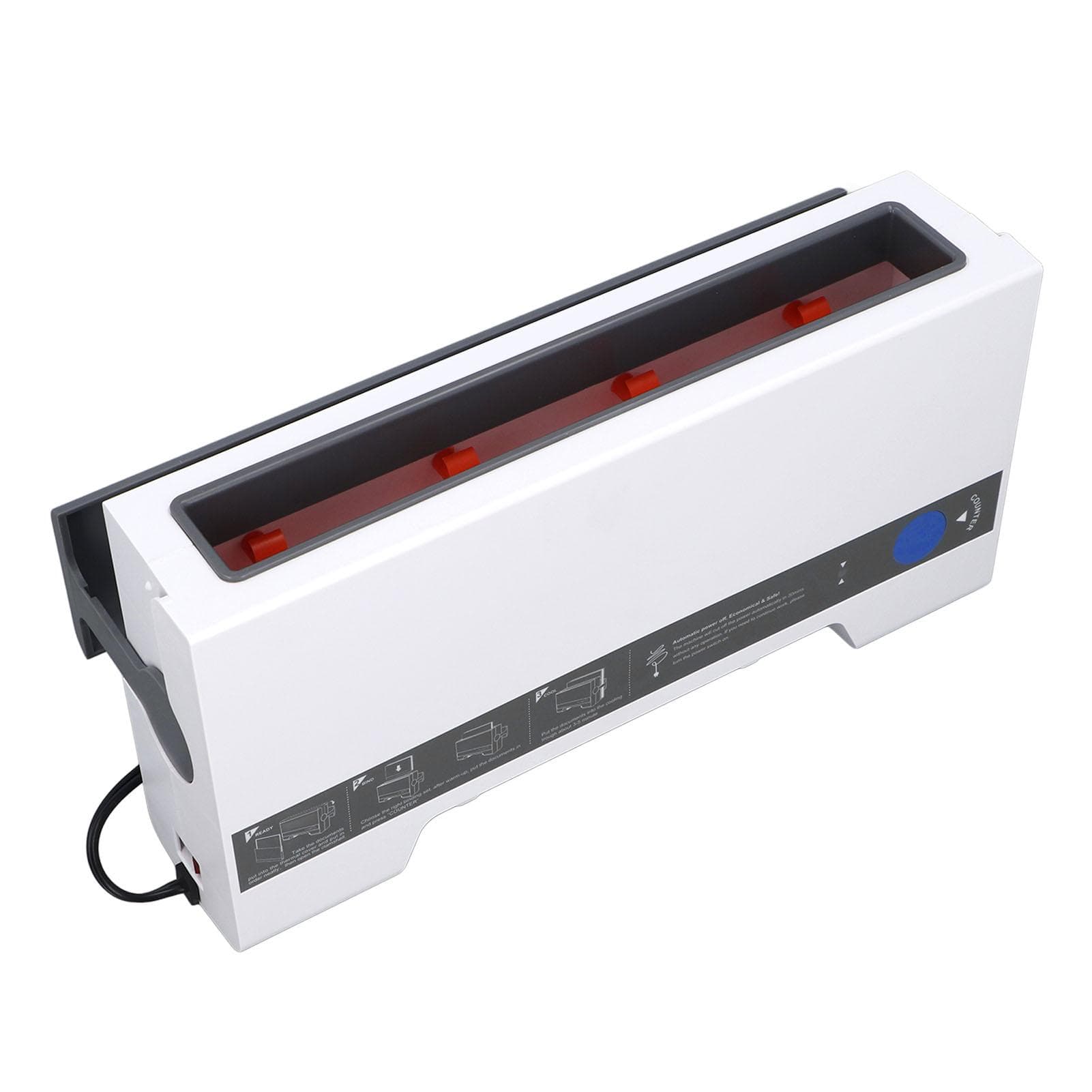 Thermal Binding Machine Fast Heating Multifunctional Book Binder for School Office White black