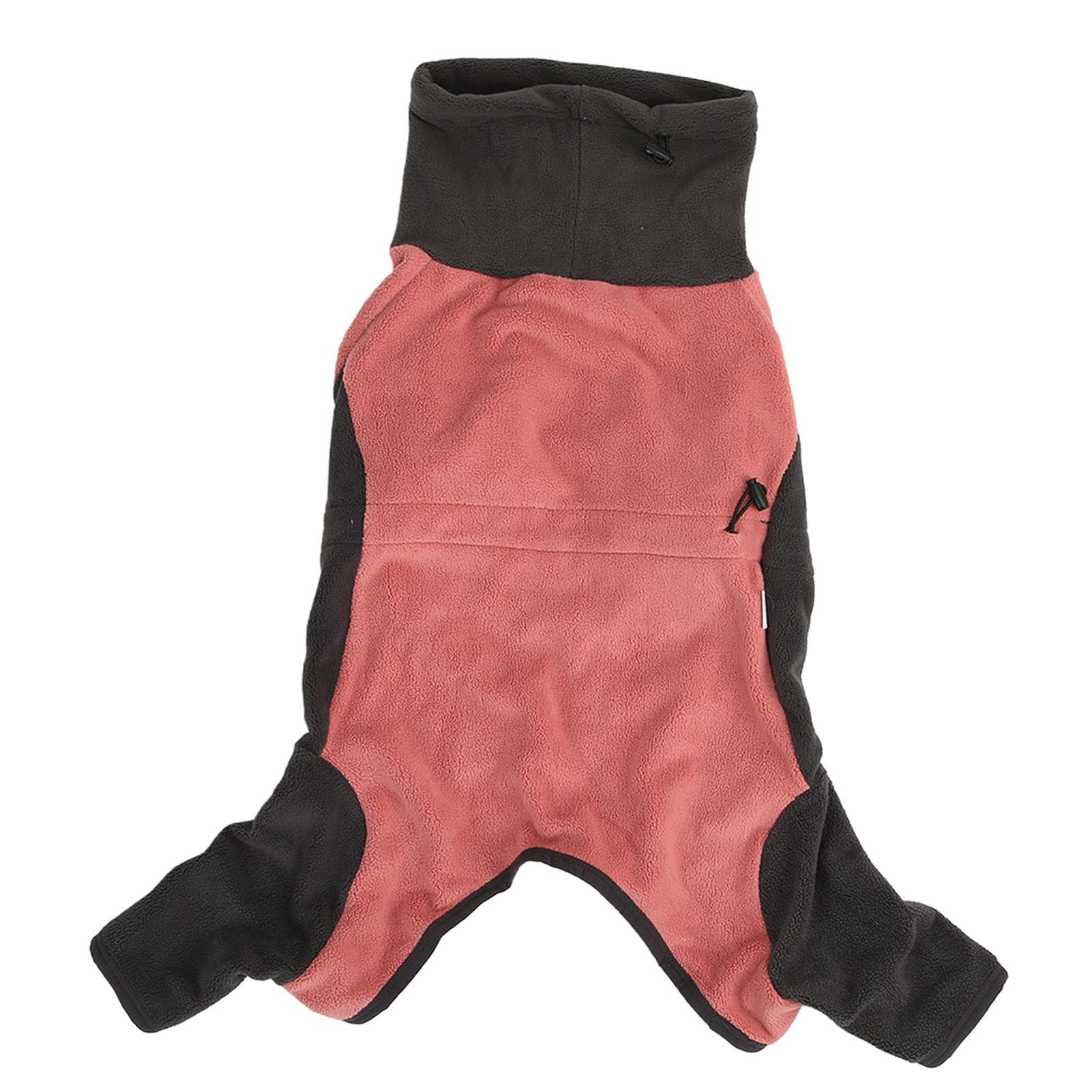 Dog Coat Dog Jacket Elastic Polyester High Neck 4 Legged Dog Winter Clothes with Adjustable Buckle S(for 2-4kg)