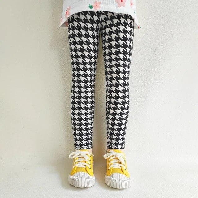 Print Kids Baby Girl Leggings Spring Summer Children Stretch Slim Pants for 2-11 Years 140