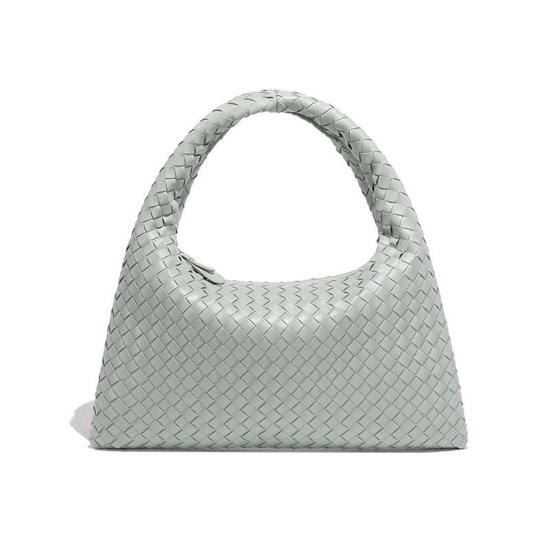 Versatile Large-capacity Retro Handbag for Commuting, A Casual Single-shoulder Underarm Bag with A Fashionable Hand-woven Bag