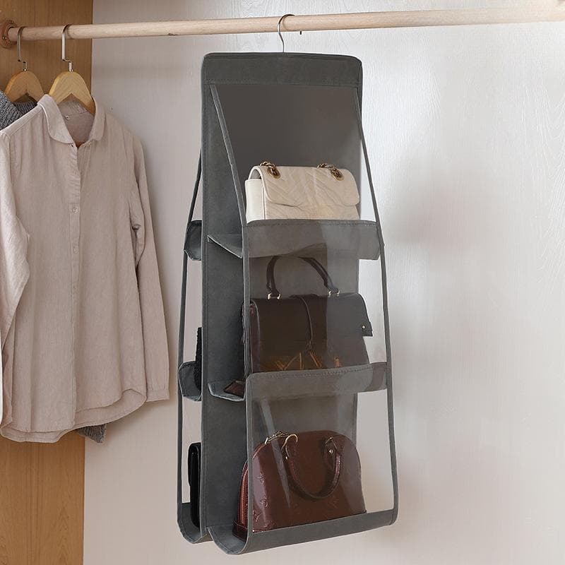 Handbag Storage Artifact Bag Dust-proof Cover Door Behind Bag Storage Hanging Shelf Household Dormitory Storage Bag Organizer