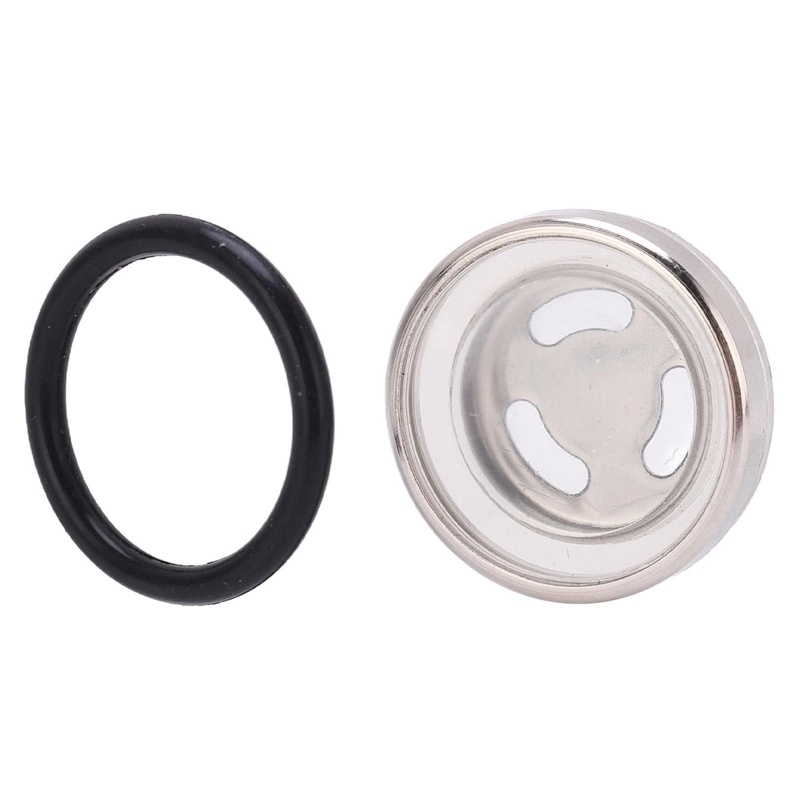 Motorcycle Brake Clutch Master Cylinder Reservoir Sight Glass Front Rear Universal 18mm / 0.71in