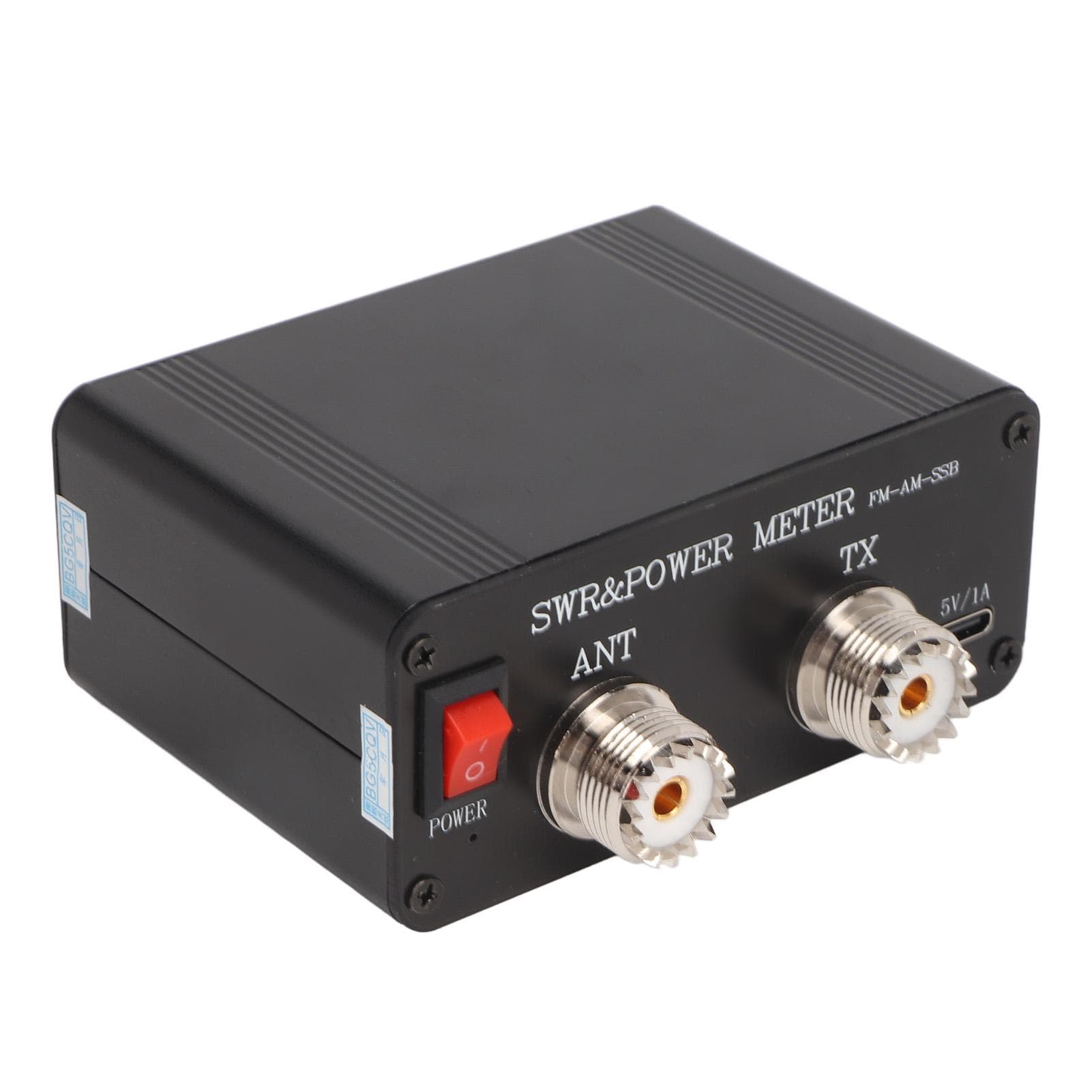 SWR 120 Standing Wave Meter Short Wave 1.8MHz‑50MHz 120W Digital Display FM AM CW SSB SWR Power