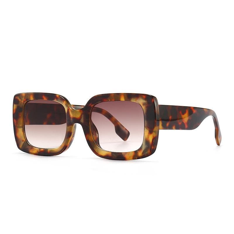 Classic Luxury Designer Big Frame Square Sunglasses UV400 for Women Men Fashion Vintage Travel Shades as the picture