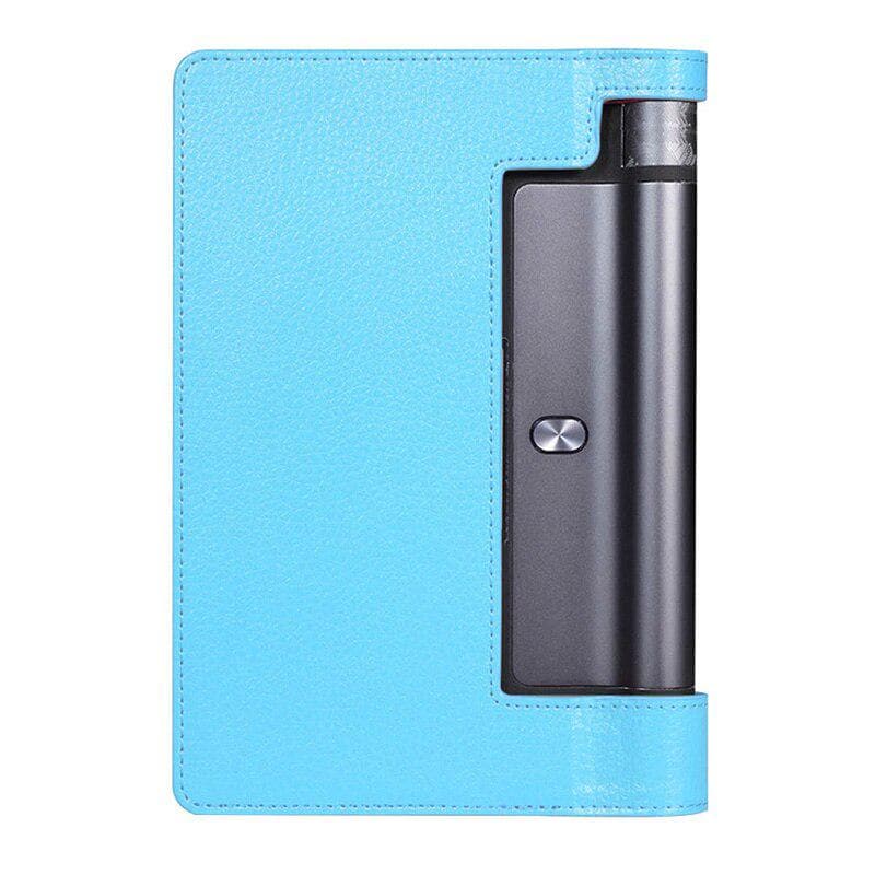Tablet Protective Shell For Lenovo Yoga Tab 3 Pro 10.1 YT3-X90F X90L Cover For tab3 Plus YT-X703f X703L Flip Flio Pu Leather Case blue