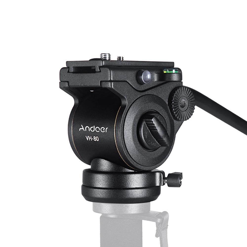 Andoer Professional Photography Video Head Fluid Drag Tilt Hydraulic Damping Head Base Diameter