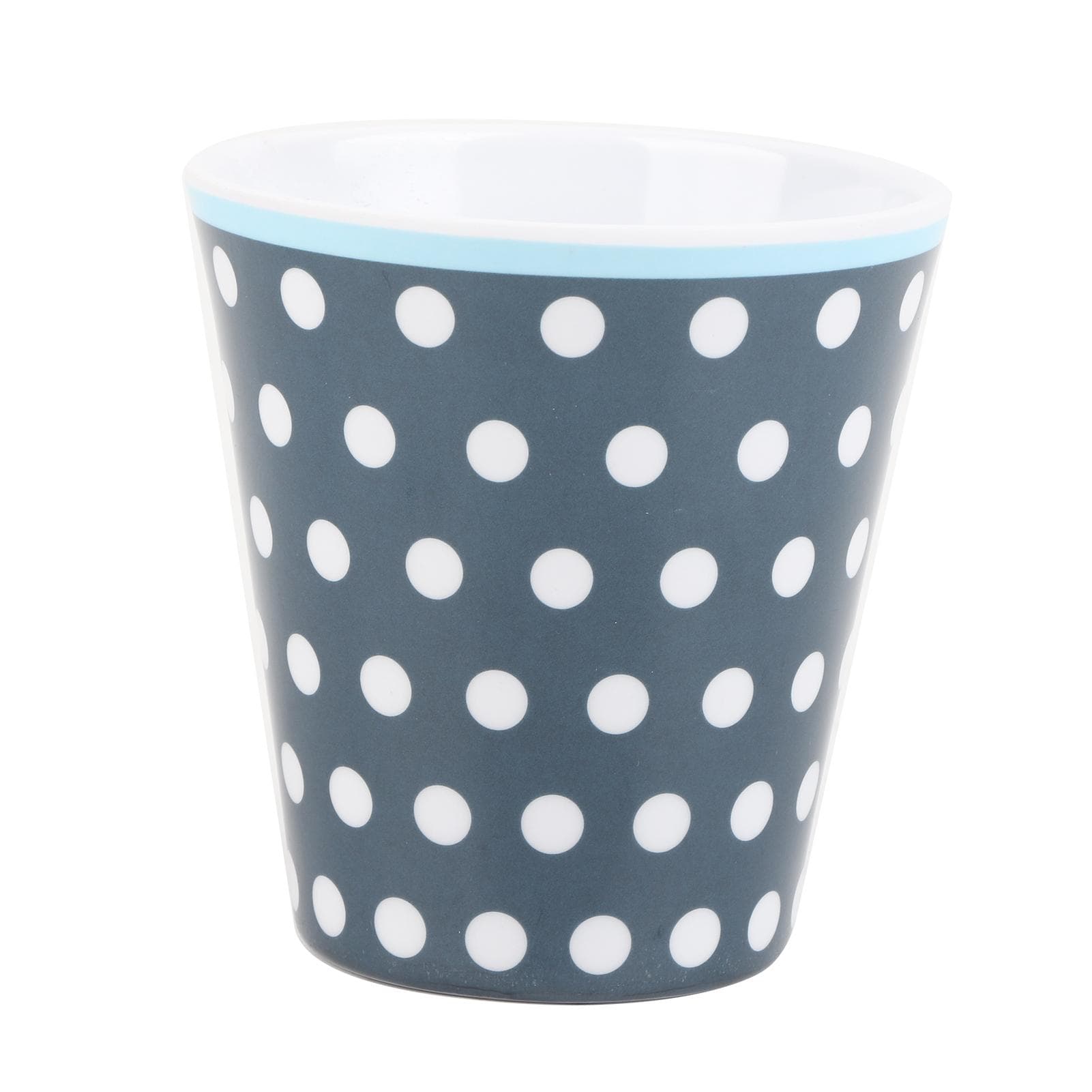 260ml Imitation Porcelain Water Cup Coffee Milk Cup Drinking Mug for Restaurant School UseDark Blue
