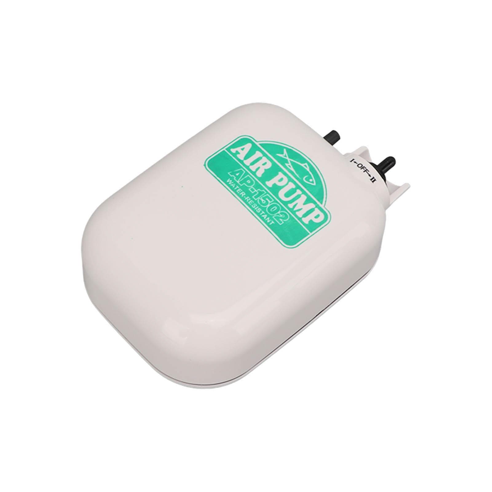 Aquarium Air Pump with Stone Tube Quiet Battery Powered Portable Small Size Fish Tank Aerator for