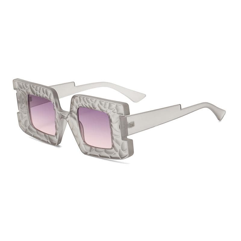 Y2K Big Frame Luxury Designer Square Vintage Sunglasses Women Men Punk Oversized UV400 Sun Glasses