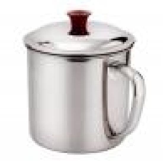 H&B Store 480ml Stainless Steel Travel Camping Mug Drinking Beer Coffee Tea Handle Cup