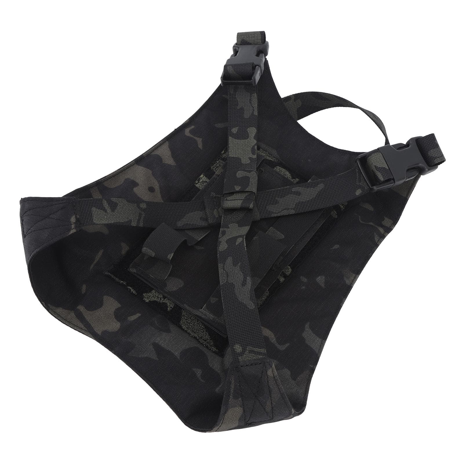 Rapid Deployment Helmet Pack Nylon Cloth Detachable Military Carrying Pouch for Sports Combat black