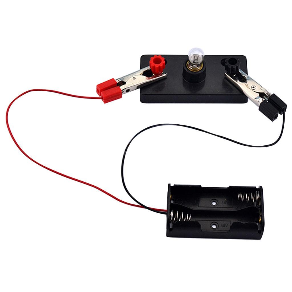 (H0826)Electric Circuit Kit Kids Student School Science Light Bulbs Toy Educational DIY