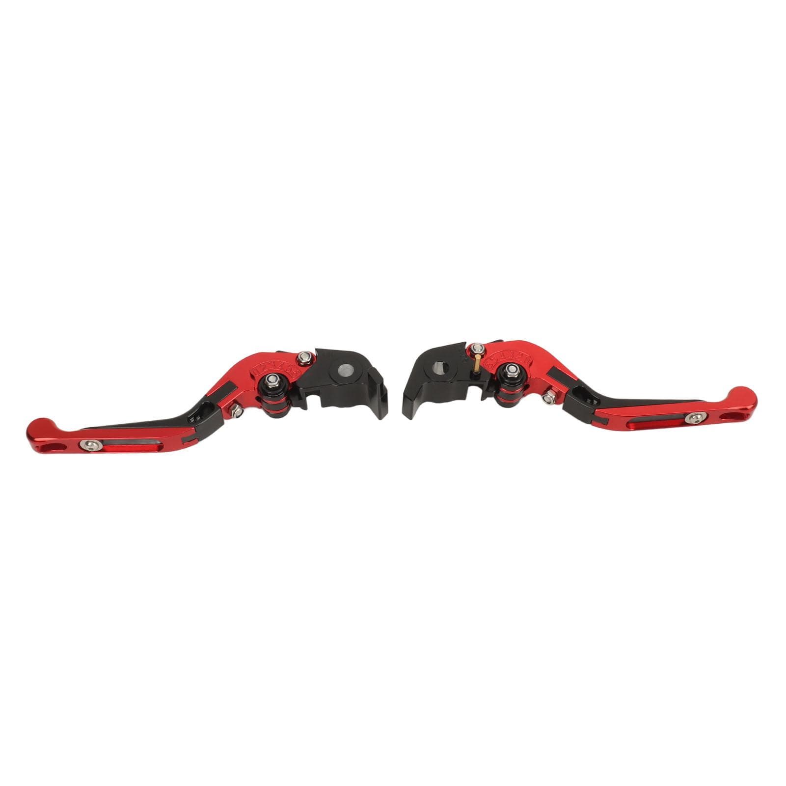 Motorcycle Clutch Brake Lever Aluminum Alloy Adjustable Folding Clutch Levers Replacement for red