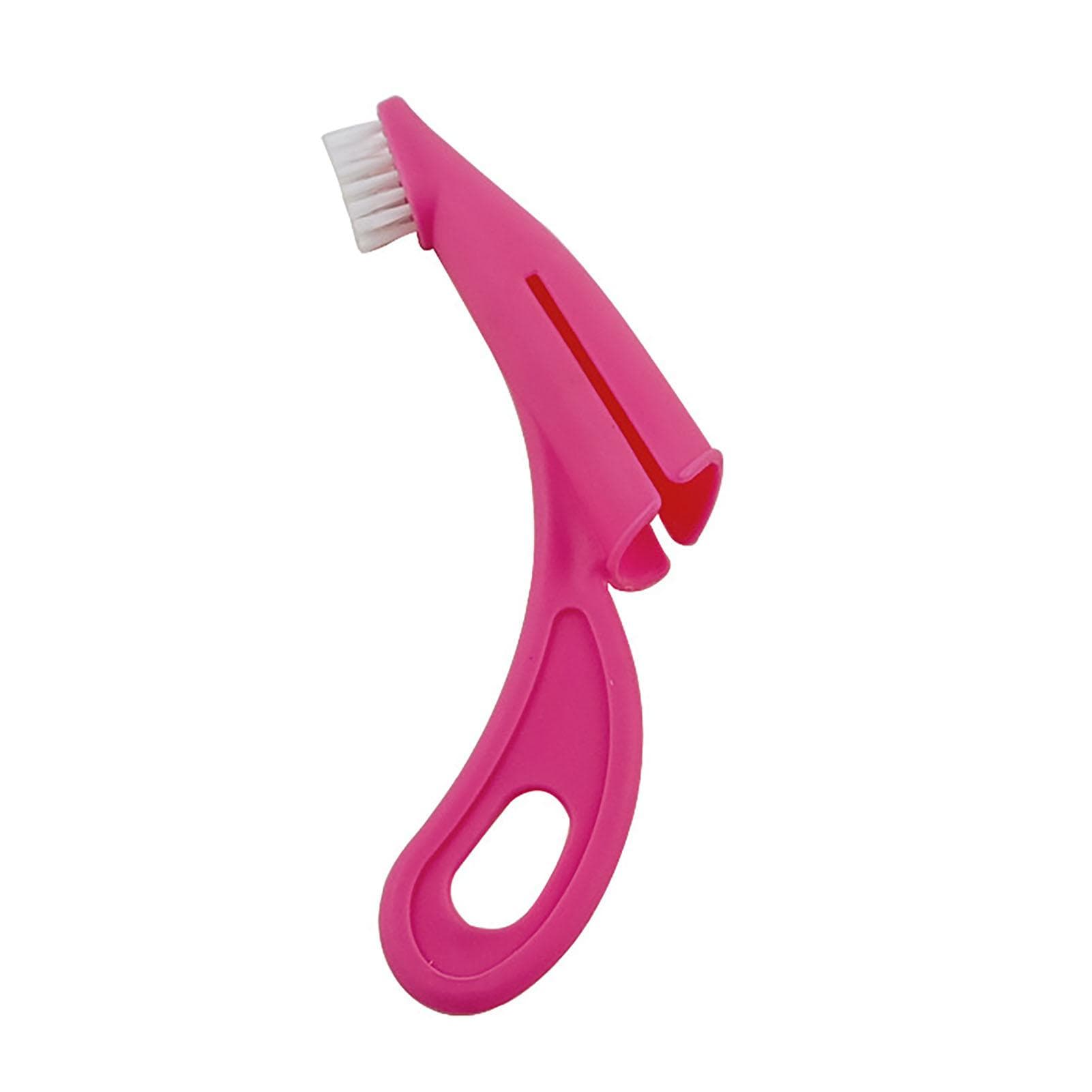 Dog Finger Toothbrush Nylon Bristle Dental Oral Care Pet Finger Brush Teeth Gums Care Kit for Dogs