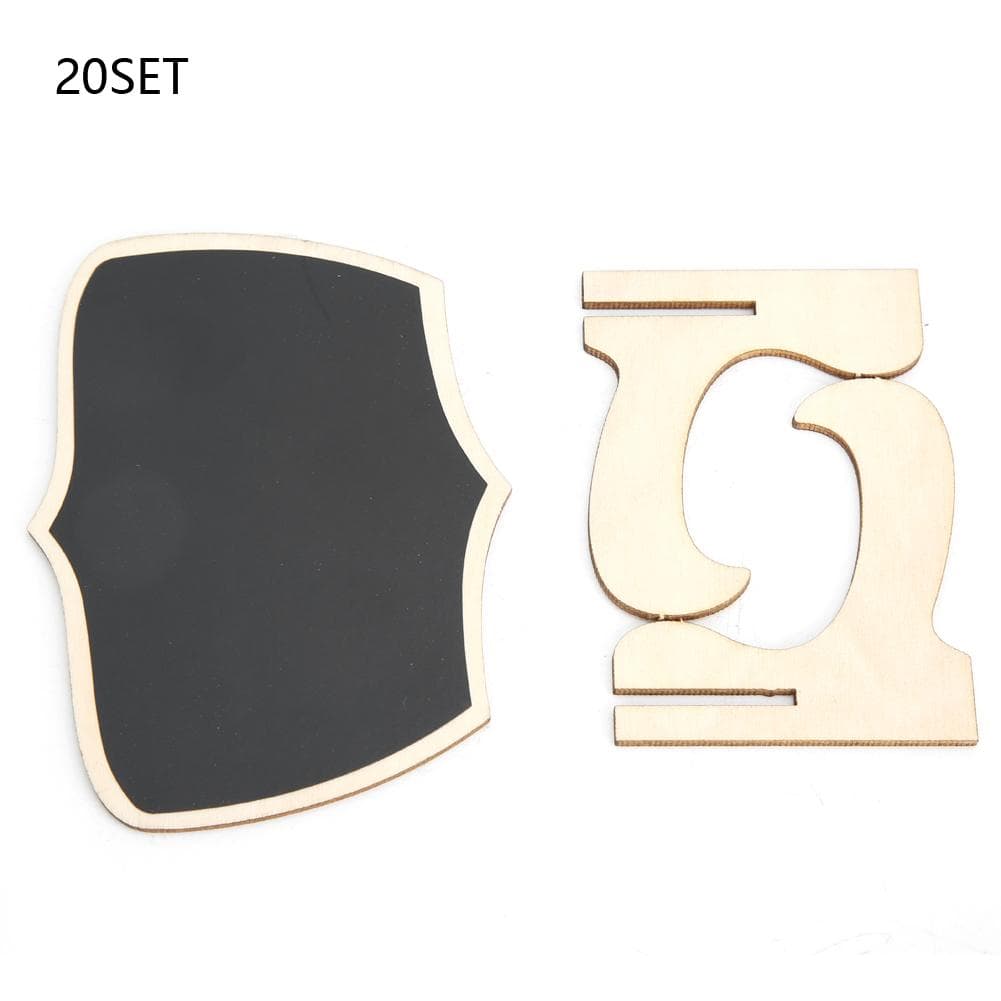 20 Sets Mini Blackboard Message Board Wedding Party Decoration Garden Plant Label