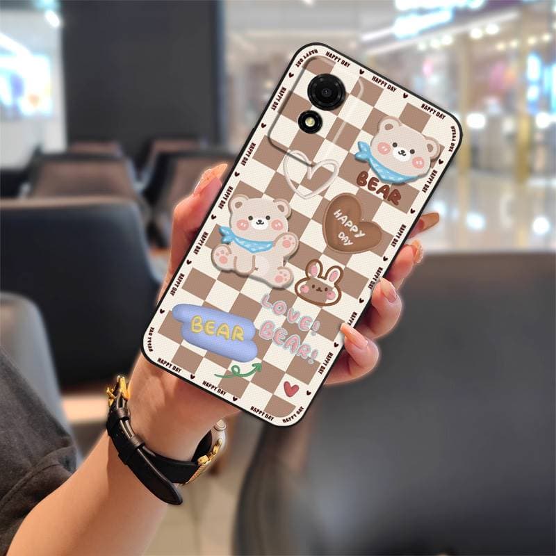 Back Cover Shockproof Phone Case For TCL 501/T433D Cartoon Fashion Design Silicone Soft case Graffiti Protective Cute TCL 501/T433D
