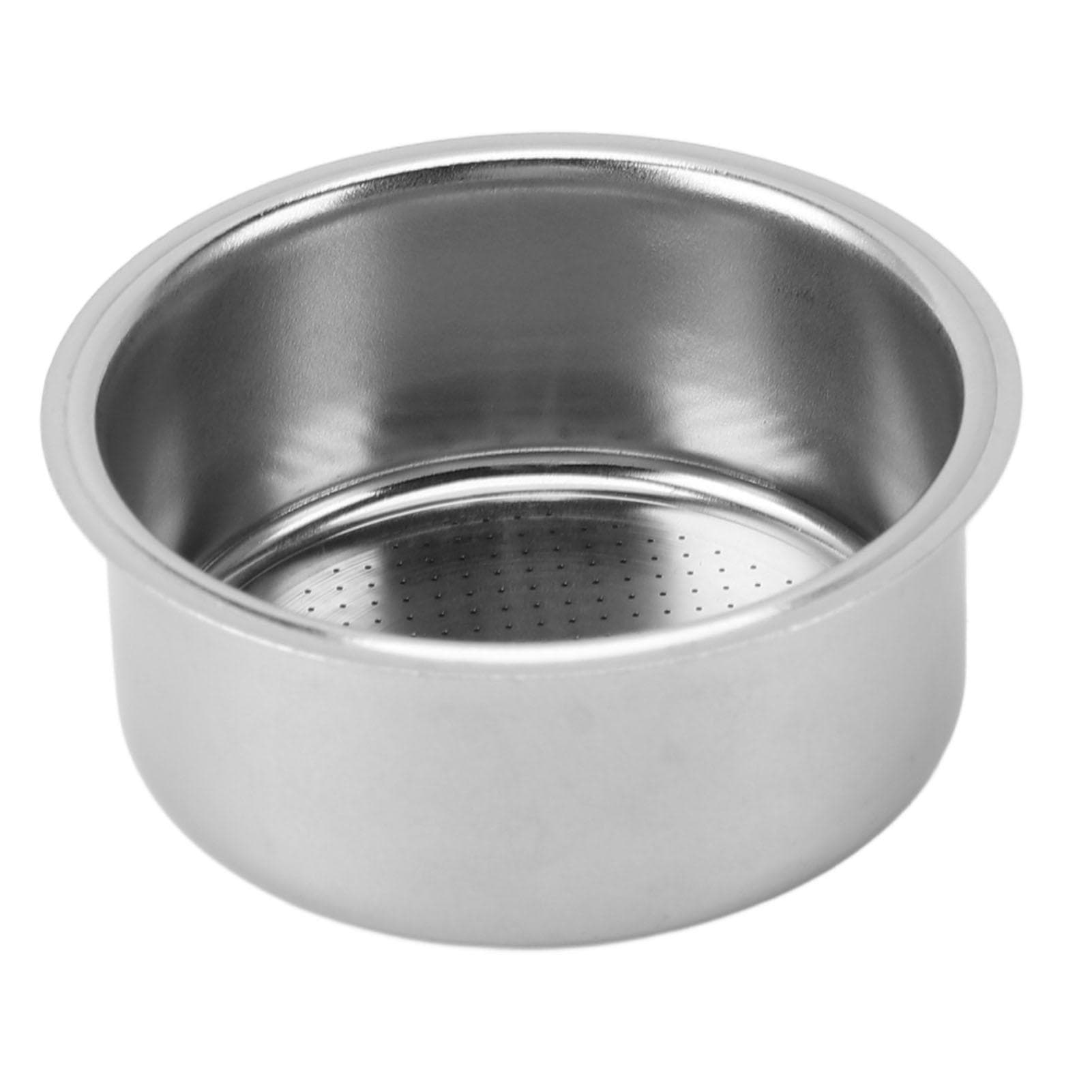 3Pcs Coffee Portafilter Filter 51mm Stainless Steel Double Serving Rust Proof Coffee Filter Basket