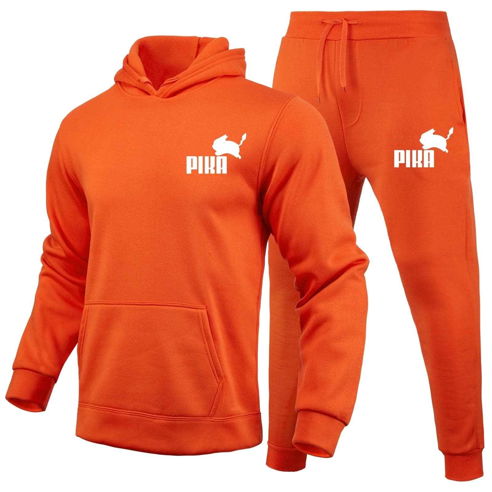 Pika Hoodie Set Women Hoodies Suits outdoor fitness running fashion sports suit spring and autumn style hoodie L