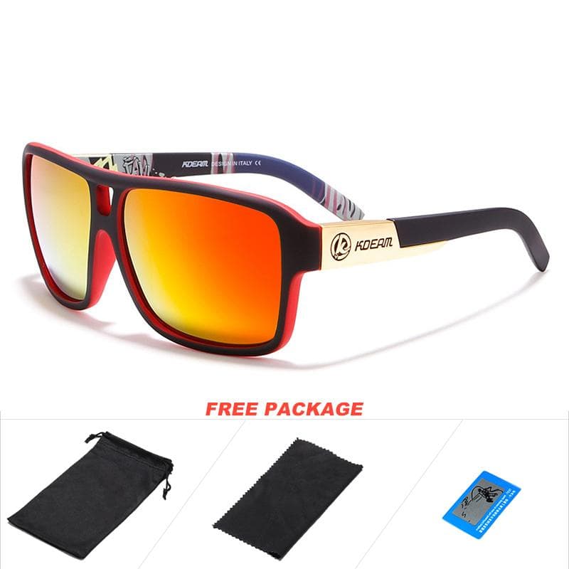 Polarized Sunglasses for Men Outdoor Square Frame Sport Sunglasses 100% UV Protection Driving Male Goggles Sun Glasses for Men