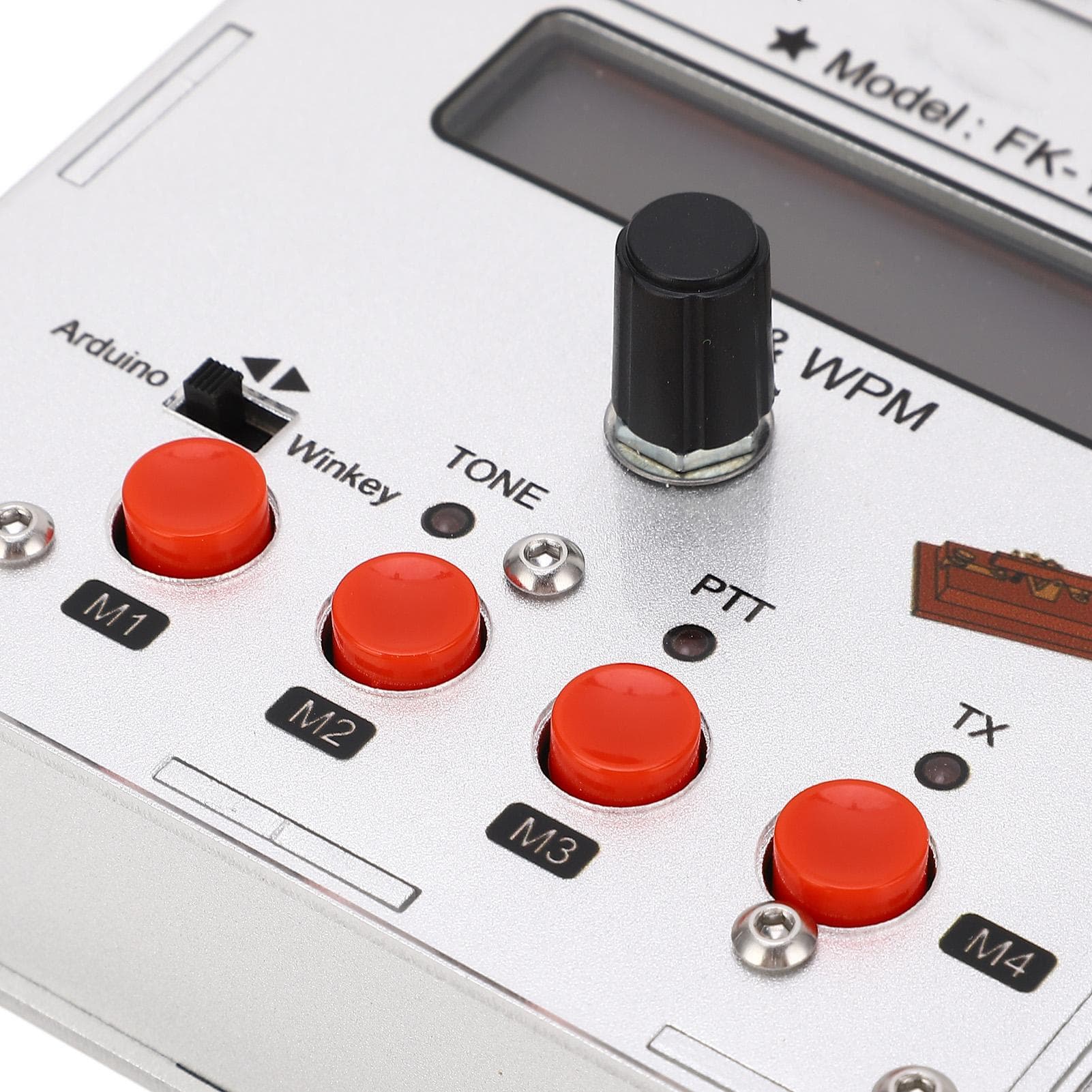 K3NG Keyer Open Source CW Morse Code Aluminum Alloy K3NG Keyer for LCD Display Keyboard