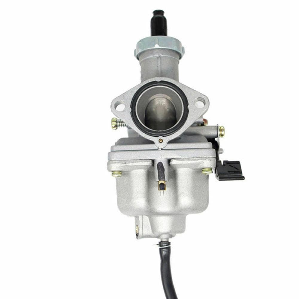 Carburetor PZ27 Carburetor Carb Cable Choke 27mm for 4-stroke CG 125cc 150cc 200cc 250cc ATV Go silver