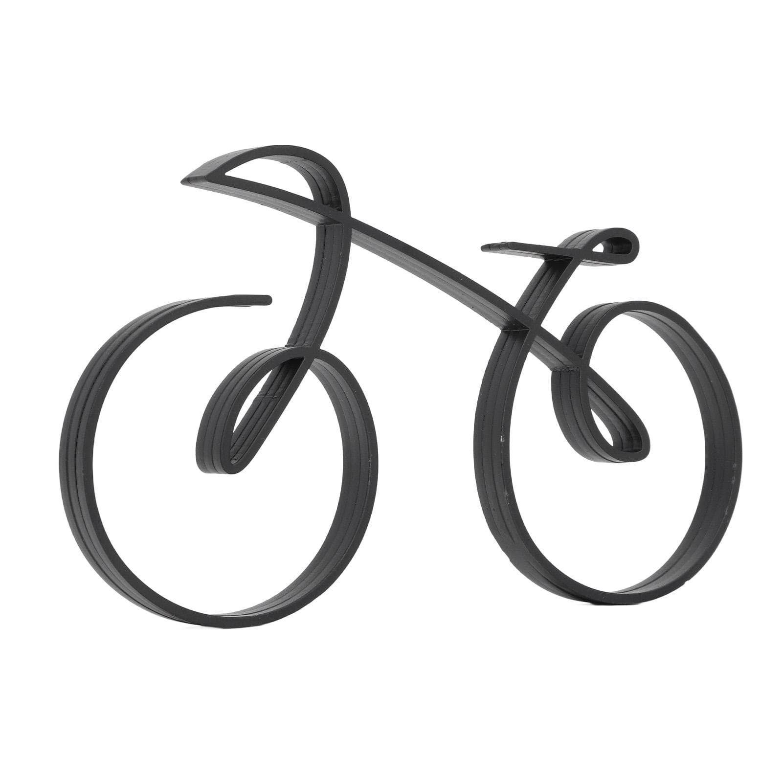 Minimalistic Bike Sculpture Metal Modern Wire Framed Style Bike Ornament Home Decoration Gift