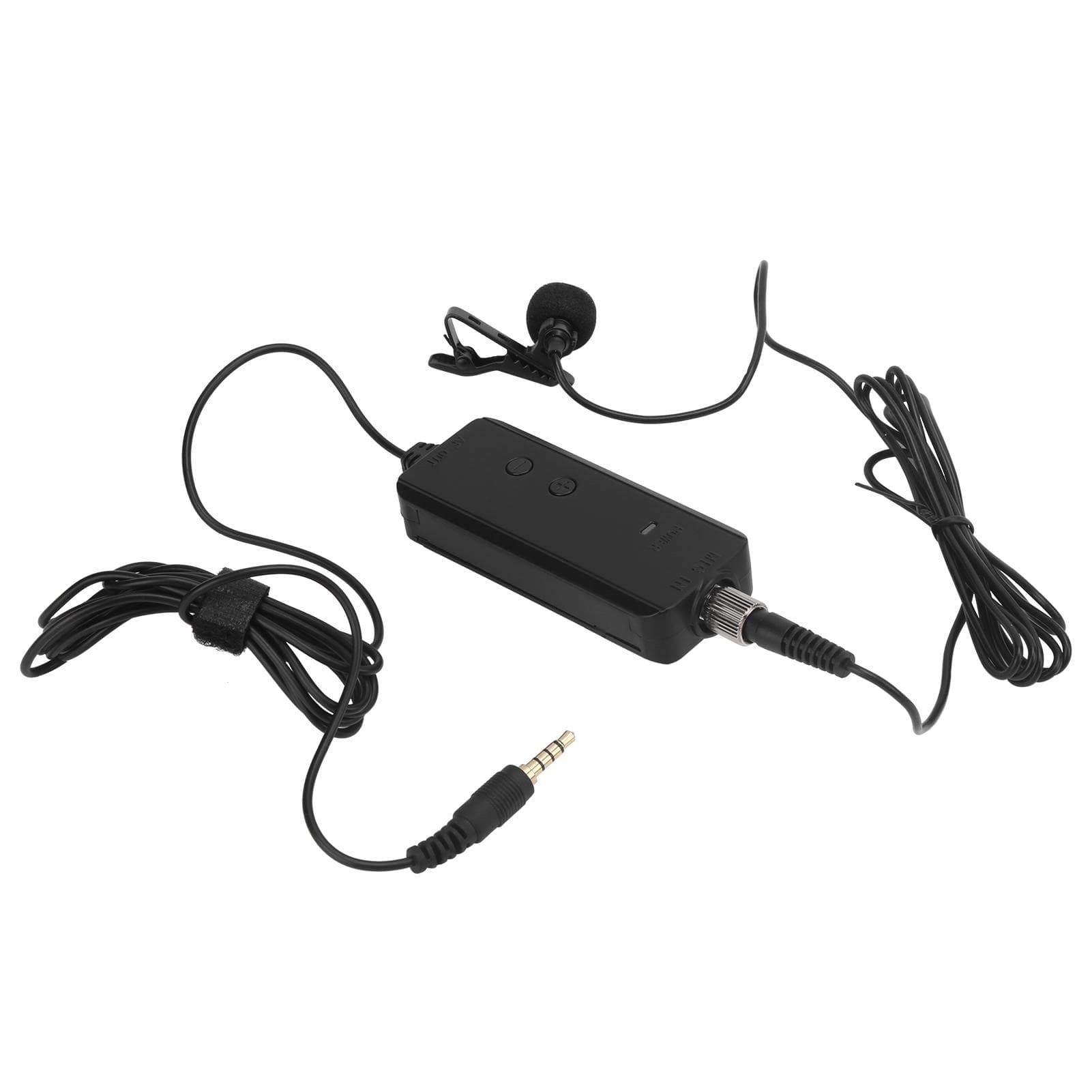 EY580S Noise Reduction Recording CollarClip Microphone for Live VlogInterview Picking Mic