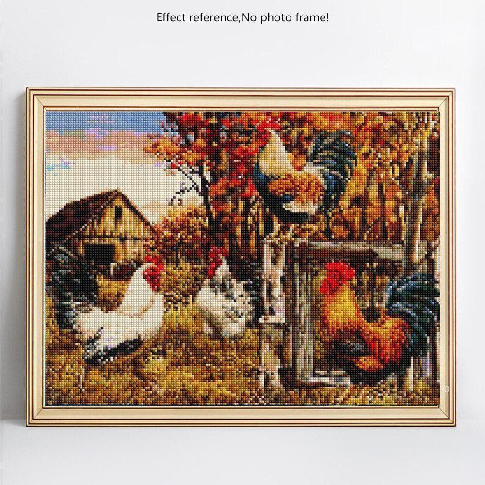 Diamond Painting Animals Diamond Embroidery Full Display Diamond Mosaic Sale Pictures 20X30