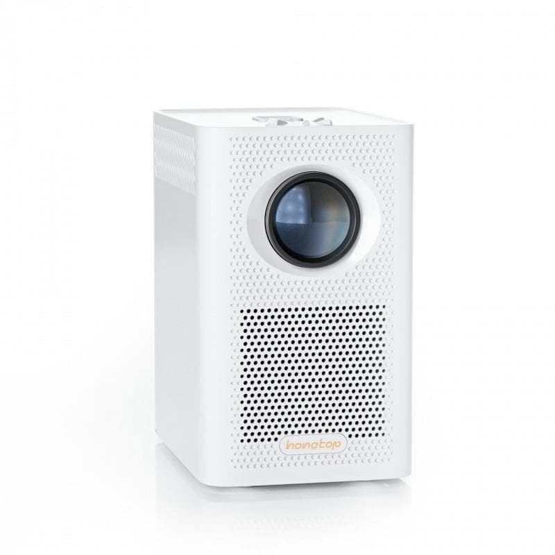 S30 MAX HONGTOP Portable Smart Mini Projector Home Theater 1080P Portable Projector Android Projectors with AU Plug white