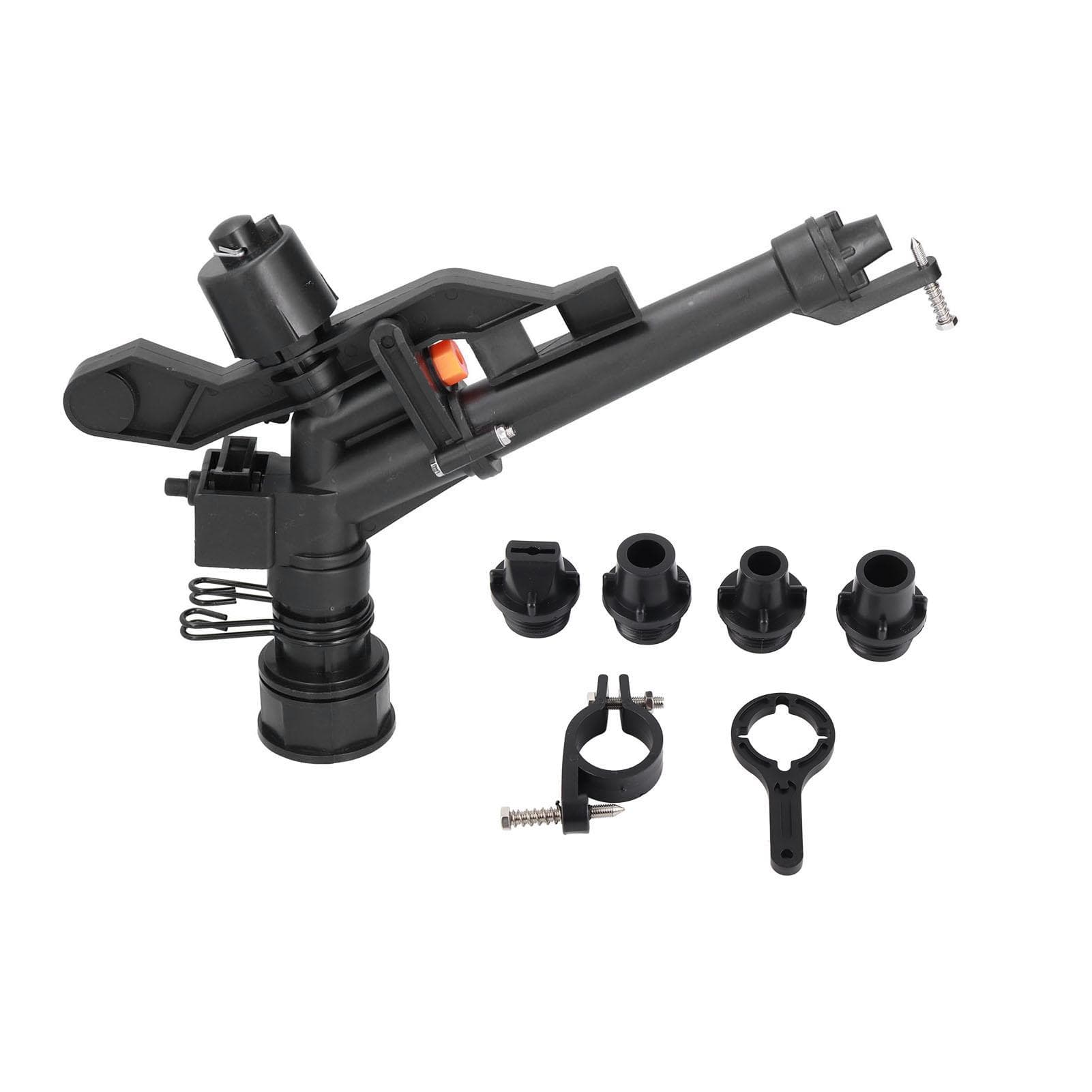 G 1?1/2 Irrigation Sprinkler ABS Adjustable Rocker Arm Large Flow Impact Sprinkler for Garden Lawn