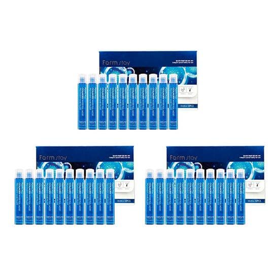 FARM STAY Collagen Water Full Moist Treatment Hair Filler 13ml * 10 PCS (3 options) 10 PCS*3