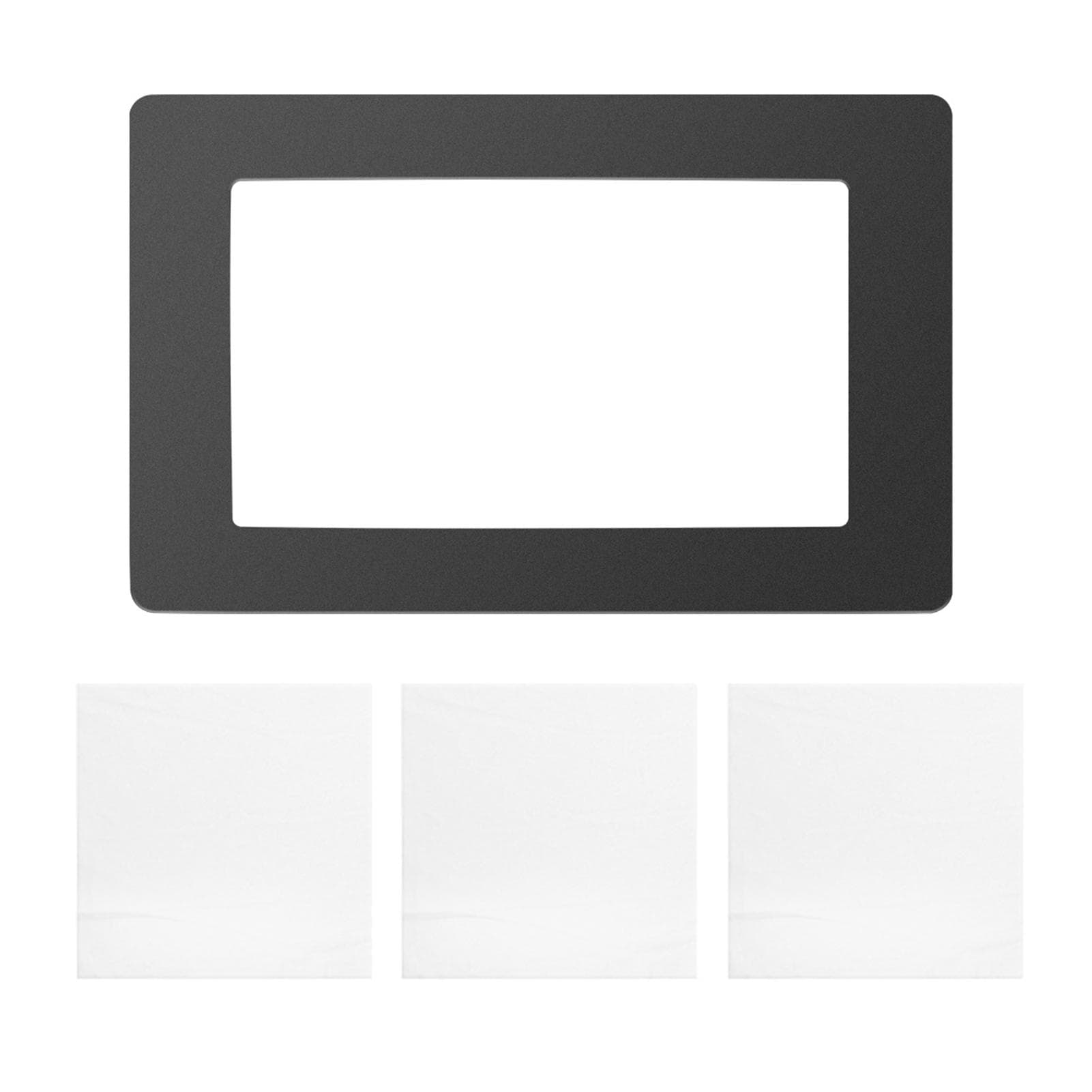 Black LCD Gasket 6.5 x 4.1in Protection from Resin Spill with Nondust Cloths Compatible with Wanhao 1pc