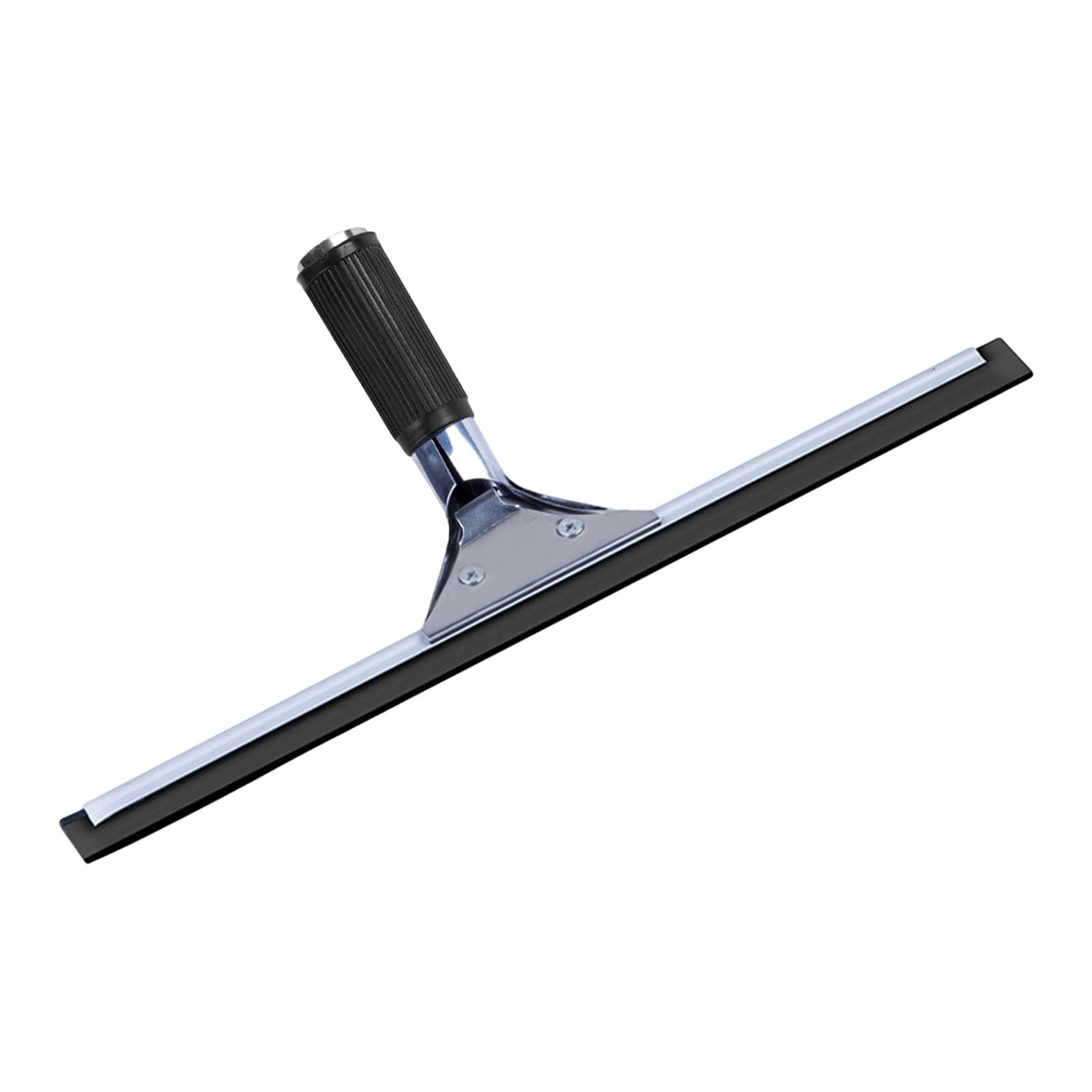 Extendable Stainless Steel Squeegee with Non-Slip 17.8in Silicone Blade For Shower Doors Windows 35cm