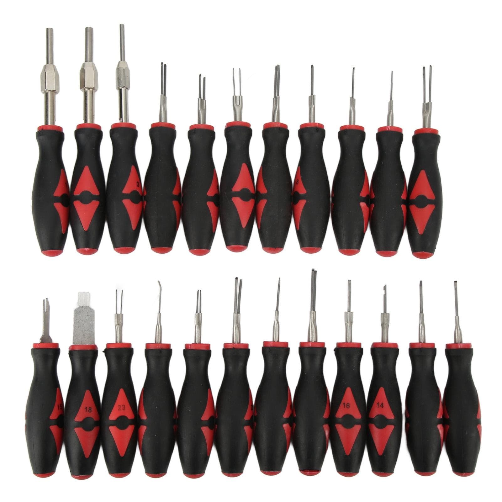23PCS Terminal Release Kit Chrome Finish Rust Proof Comfortable Grasp Portable Replacement For Benz