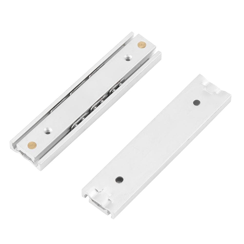 2pcs/ Set Mini Aluminum Alloy Durable Smooth Slideway for Drawer Cabinet(70mm)