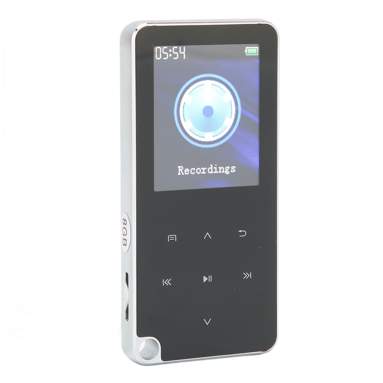 1.8 Inch Digital Music Player Bluetooth 4.0 Music Player with Recording Function for Walking 8GB