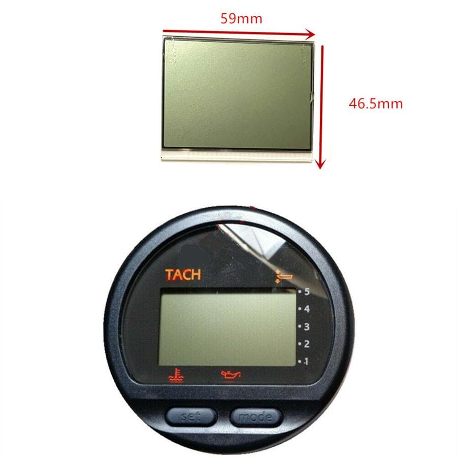 Tachometer LCD Display For Yamaha Outboard Multifunction Gauge #6Y5-8350T-D0-00