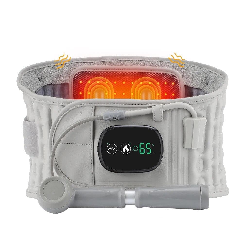 Inflatable Belt Red Light Heating Vibration Massage Airbag Support Back Brace Adjustable Waist Support Belt Pain Relief spain