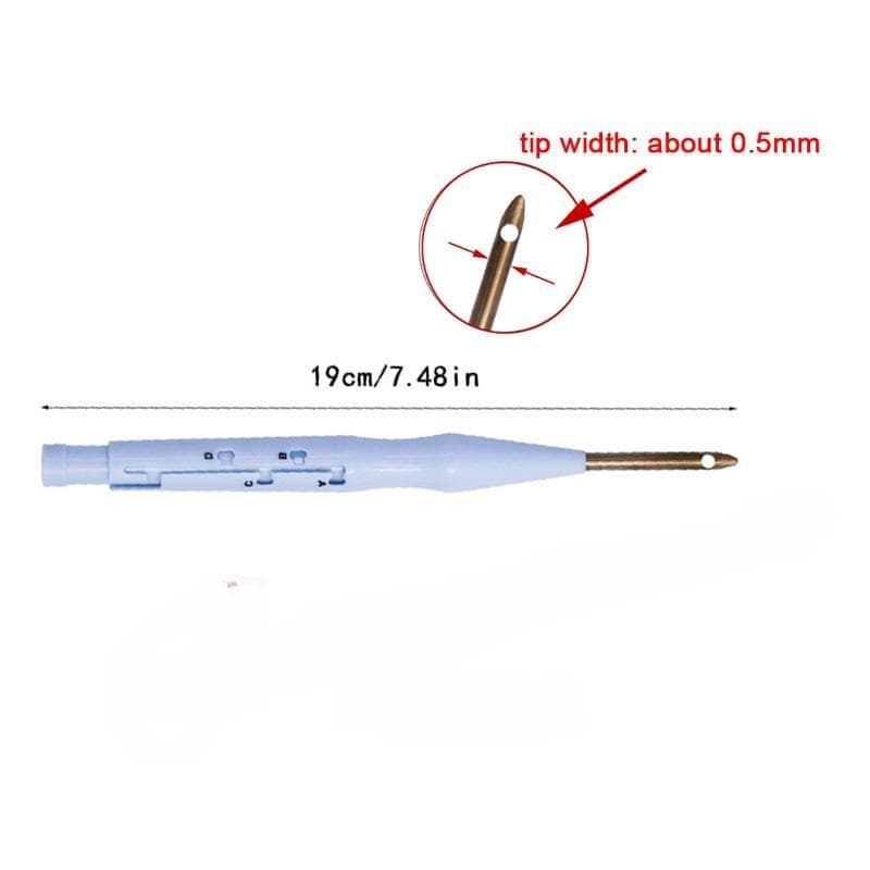 Embroidery Kit Punch Needle Stitching Tool Embroidery Needle Pen Weaving Tool Knitting Sewing Tools for DIY Carpet Hook blue