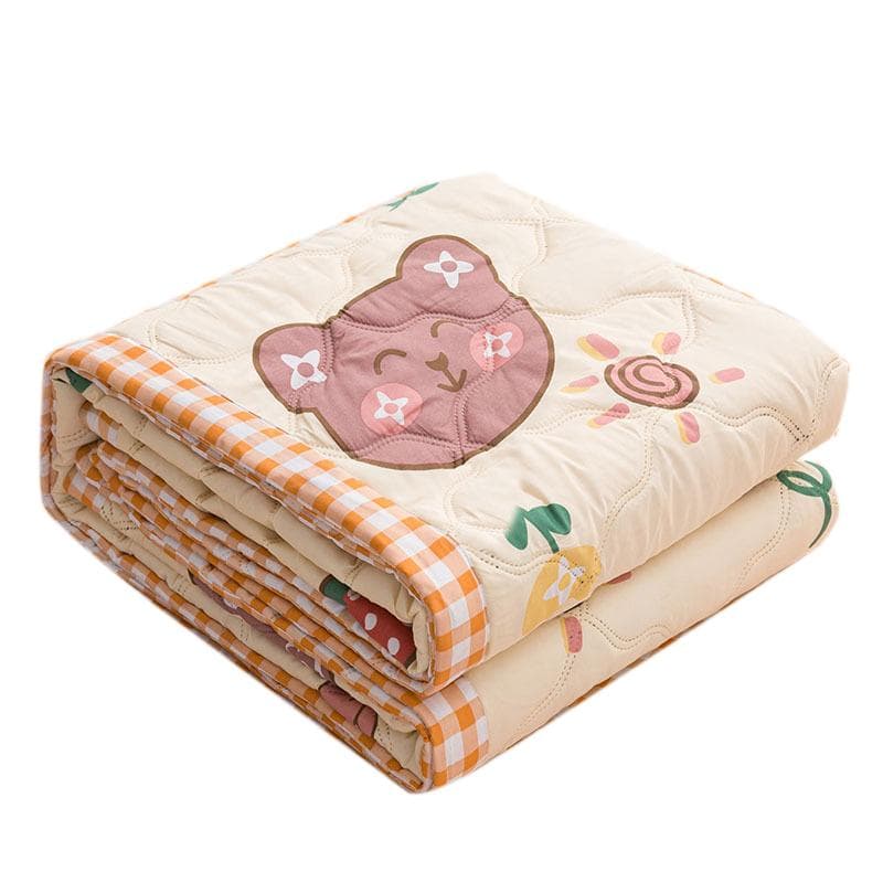 Summer Blanket Polyester Fiber Washable Skin Friendly Summer Quilt Thin Blanket Bed Accessories for 180x200cm/70.87x78.74in