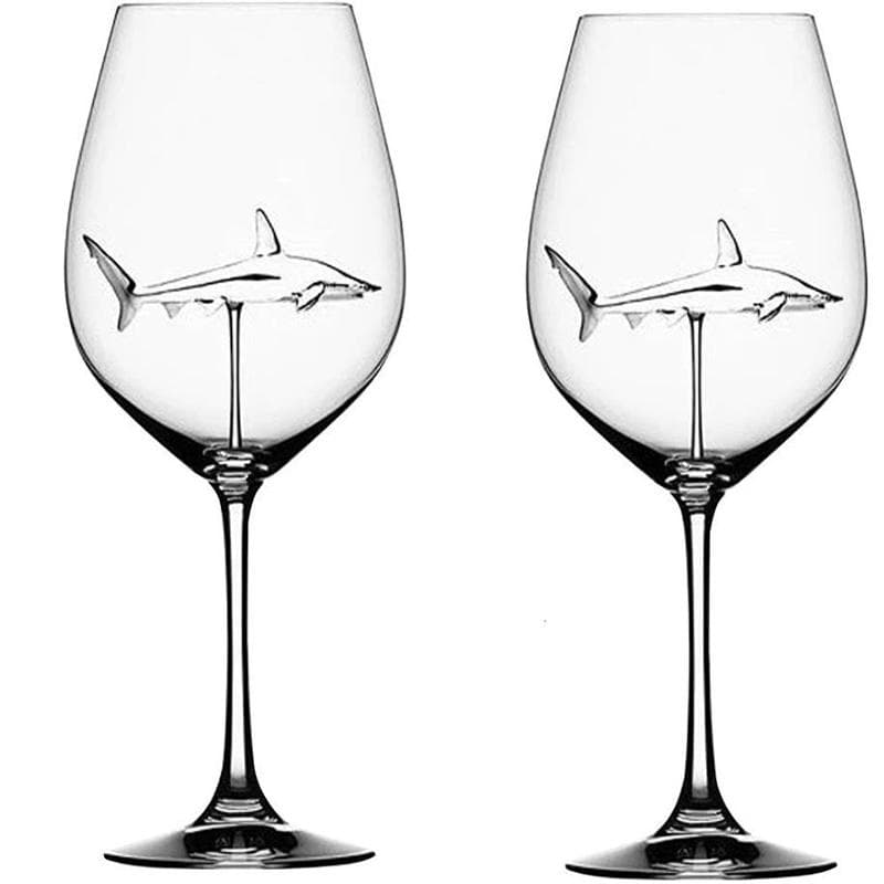Glass Wine Glass Shark Red Wine Glass High Heel Red Wine Glass Wedding Gift