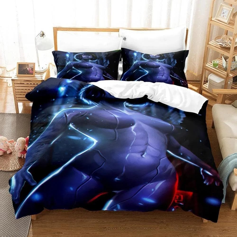 3D Anime Bed Sheet Ghost In The Shell Bedding Set Single Twin Full Queen King Size Bed Set Adult Kid Bedroom Duvet cover Sets 70x133cm 2pcs