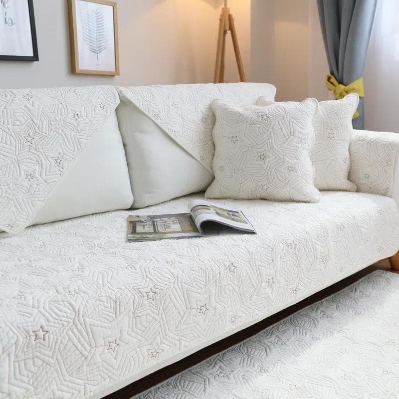 Double-sided Cotton Sofa Covers Cushion Four Seasons Sofa Towel Modern Simple Living Room Corner Couch Cover Armrest Towel 70x70cm 1pcs