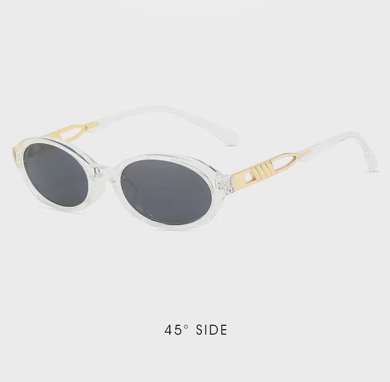 Oval Women Sunglasses Fashion UV Protection Stylish Female Sun Glasses European American Style