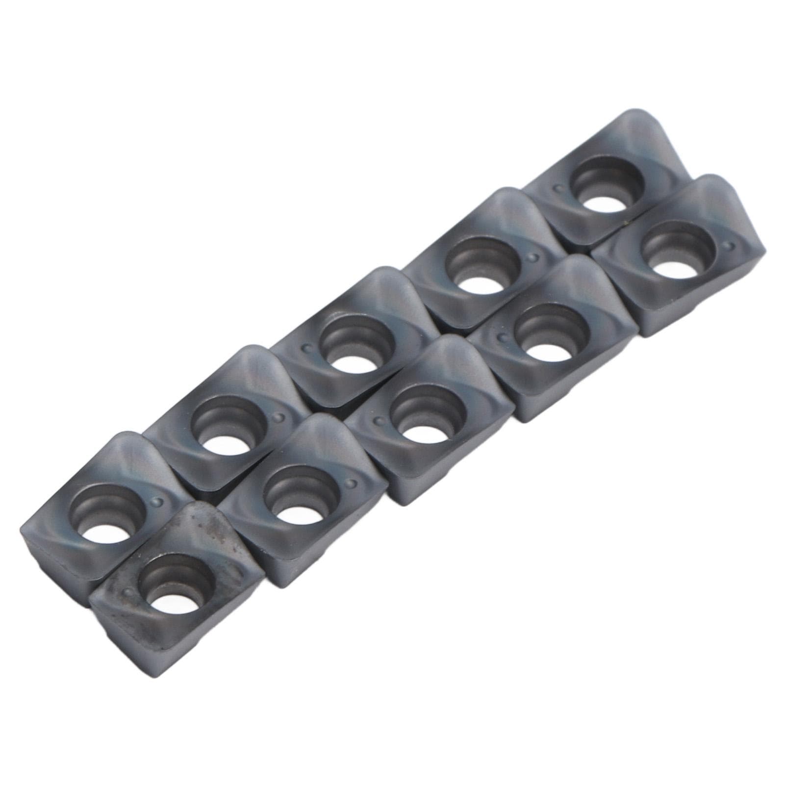 10Pcs Turning Insert Cemented Carbide Lathe Cutter Milling CNC Tool Set Kit JDMT070208R