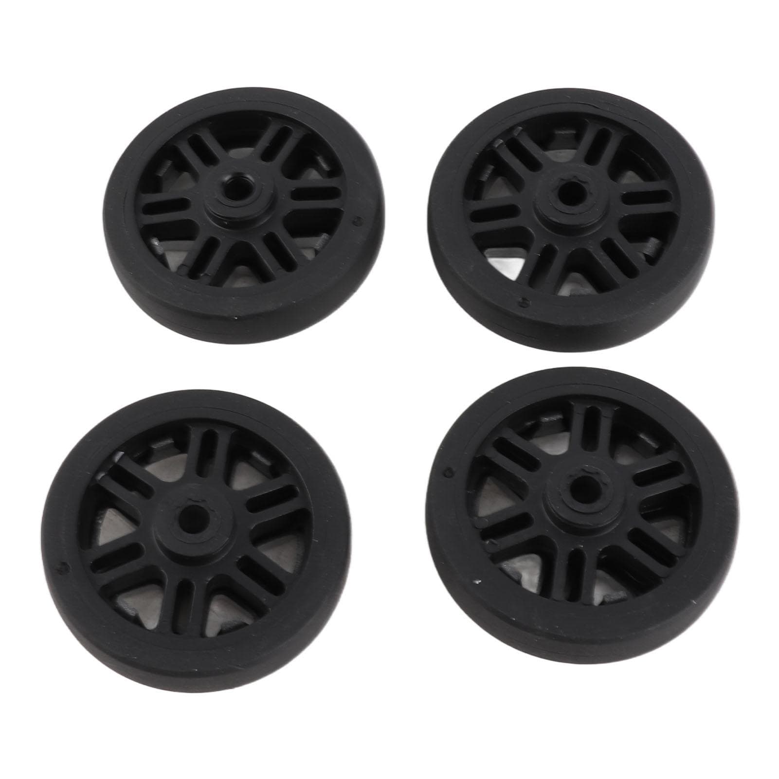 4 Pcs Suitcase Replacement Wheels Silent Rolling Universal Luggage Wheels for Trolley Suitcase