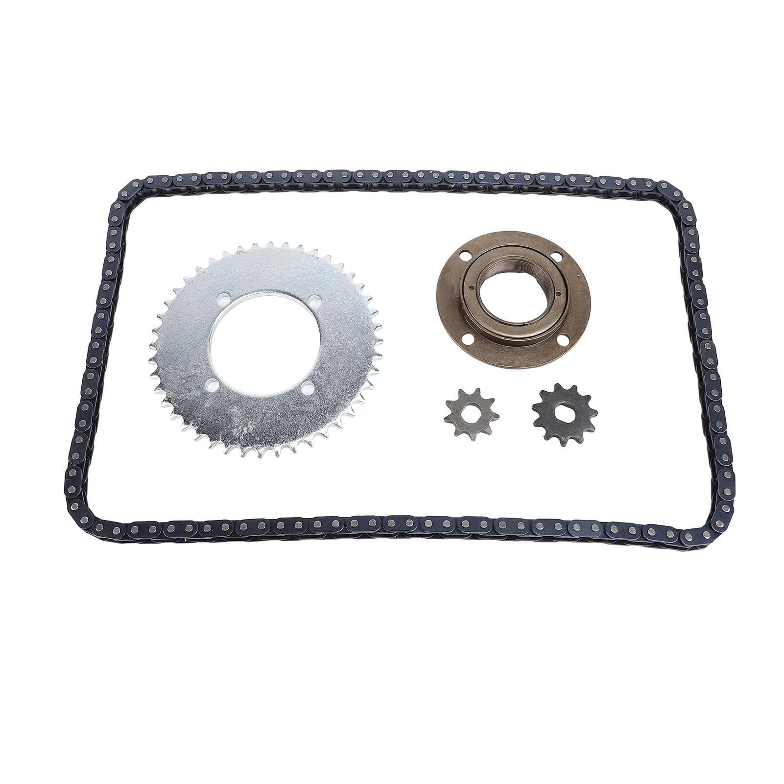 T8F Front and Rear Sprocket Chain Kit with 116 Links Chain 10mm 10TH 44T Rear Chain Sprocket