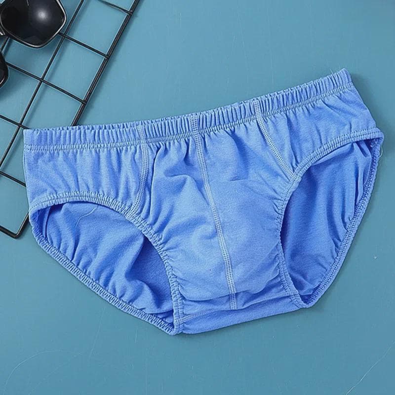Men's Loose & Breathable 100% Cotton Underwear - Extra-Large Sizes for Young & Middle-Aged Men XL (100-125 kg)