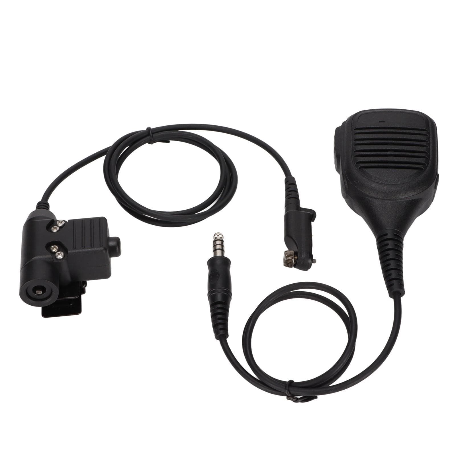 7.1mm Shoulder Microphone Two Way Radio Speaker Mic with U94 PTT for Hytera PD600 PD602 PD605 PD662