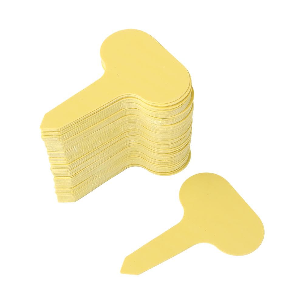 100pcs Garden Tags Plastic Plant T Shape Tags Markers Nursery Garden Labels Ornaments Garder De